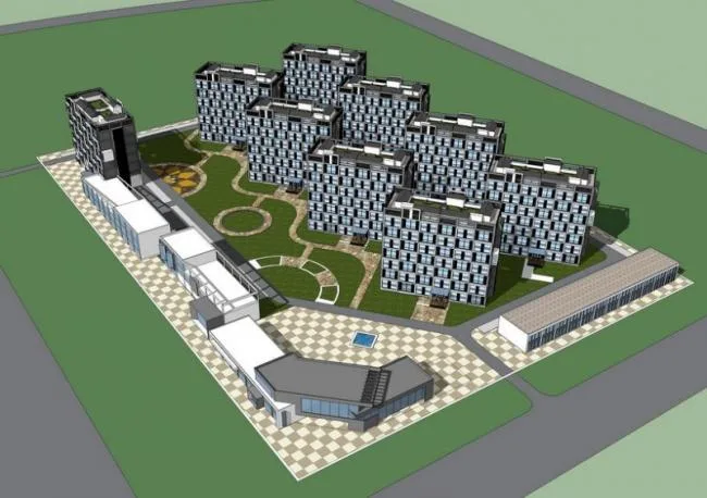 Sketchup Residential Model | Multi story Residence, Residential Building, Modern Style