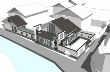 SketchUp Model: Chinese-Style Solo Villa Residential Architecture-BIM WORLD
