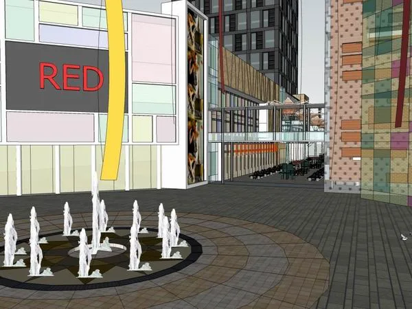 Sketchup Complex Model | Multi story High rise Complex, Office Building, Hotel, Shopping Center, Commercial, Modern Style