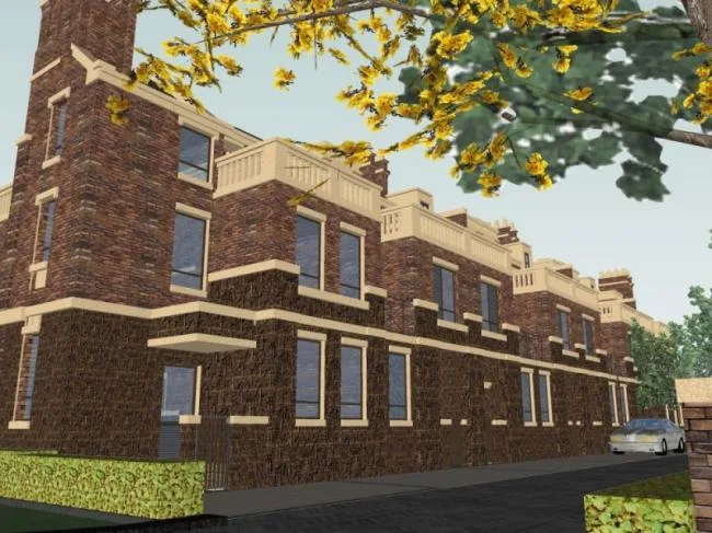 Sketchup Villa Model | Townhouse, Classical Style