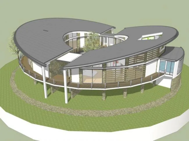 Modern Solo Villa Design | SketchUp 3D Model