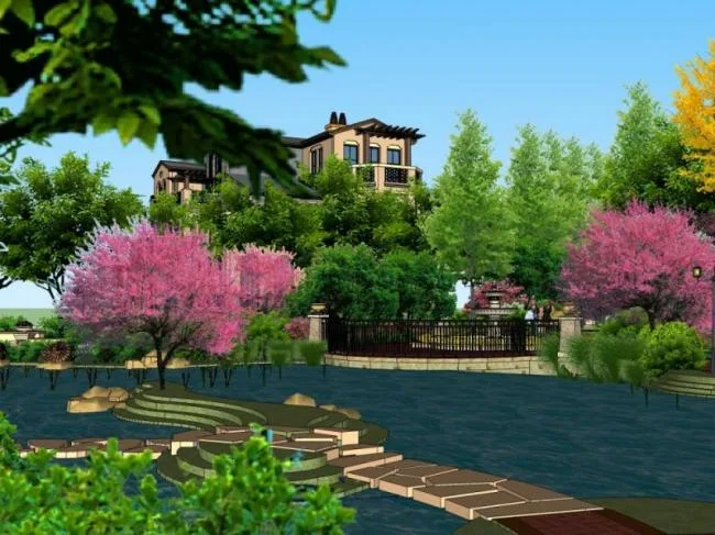 SketchUp Landscape Design: Villa, Residential, and Classic Styles