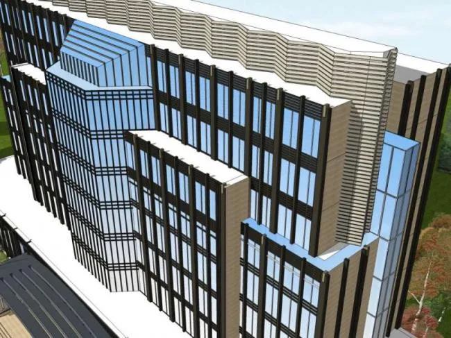 Sketchup Office Model | Multi story Office Building, Modern Style