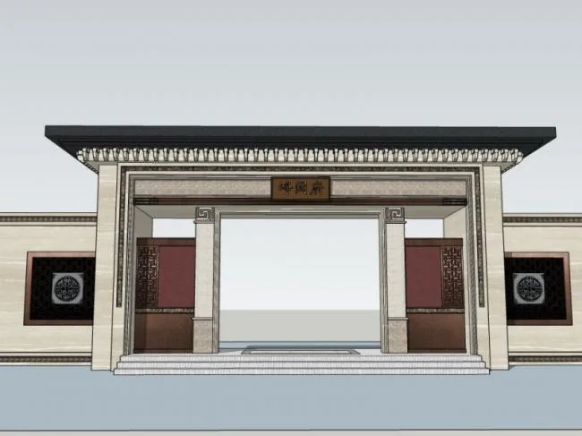 Sketchup Sketch Model | Door Head, Modern Style, Sketch, Door