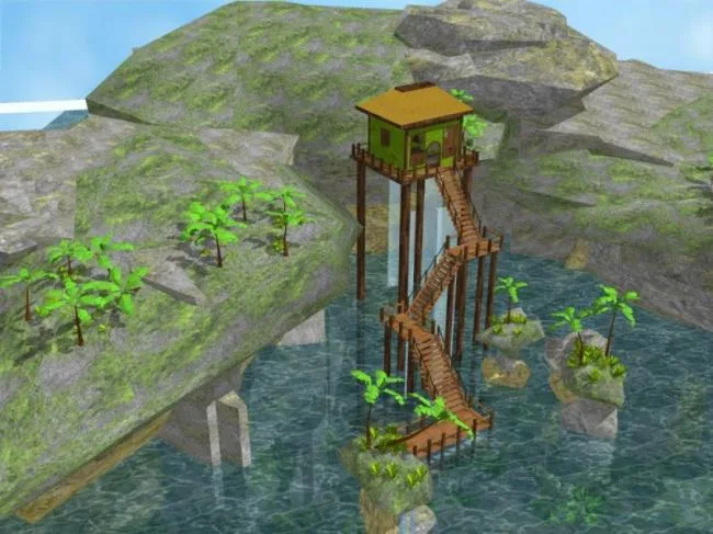 Sketchup Landscape Model | Villa Landscape, Modern Style