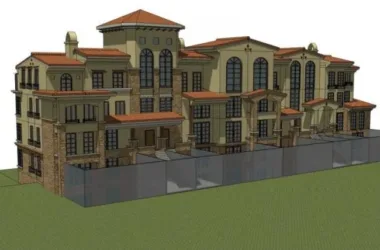 European-Inspired Multi-Story Residential Architecture in SketchUp-BIM WORLD