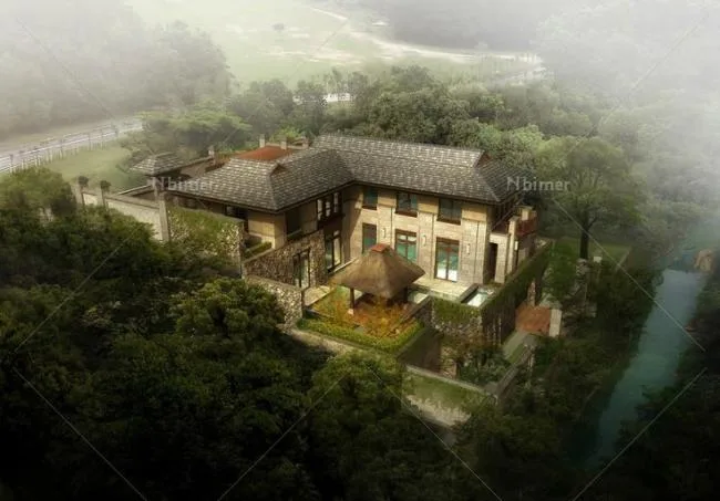 Sketchup Villa Model | Solo Villa, Vanke, Chinese Style