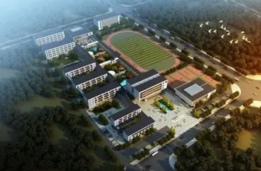Modern Multi-Story School Campus Design in SketchUp-BIM WORLD