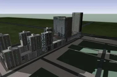 Modern High-Rise Residential Building Models in SketchUp-BIM WORLD