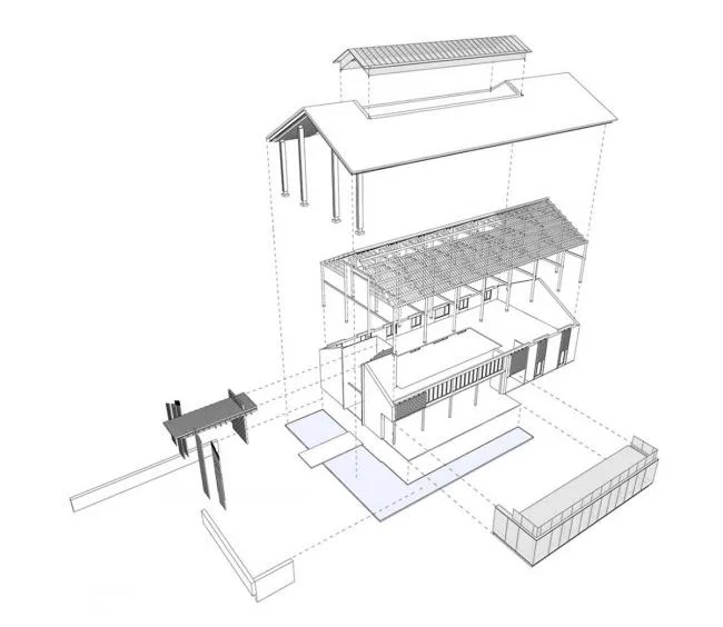 BIM Architecture | Qiheshan Village Reception Hall/China Academy of Art Landscape Architecture Design and Research Institute
