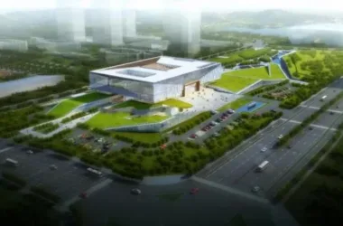 Modern Multi-Story Civic Center: A SketchUp Cultural Architecture Model-BIM WORLD