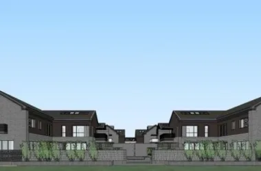 SketchUp Villa Model: Modern Row Villas in New Chinese Style-BIM WORLD