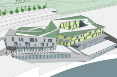 SketchUp Business Model: Modern Multi-Story Commercial Street Design-BIM WORLD