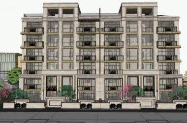 Modern Multi-Story Residential Building Model in SketchUp-BIM WORLD