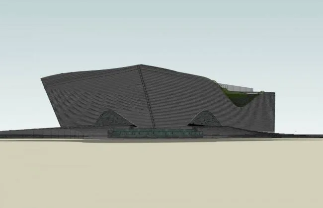 Sketchup Cultural Model | Multi story Concert Hall, Modern Style, Cultural and Artistic Architecture