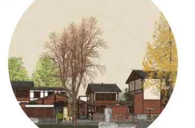 SketchUp Residential Design: Chinese-Style Homestay Model-BIM WORLD