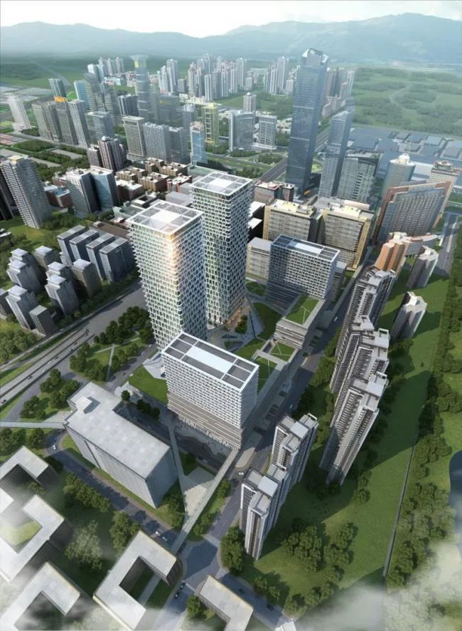 Sketchup Complex Model | Super high-rise commercial complex, high-rise office, modern style