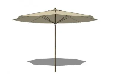 SketchUp Material Model: Outdoor Umbrella Component for SU-BIM WORLD