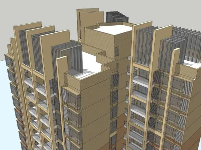 SketchUp Residential Models: Super High-Rise and Classical Style Buildings