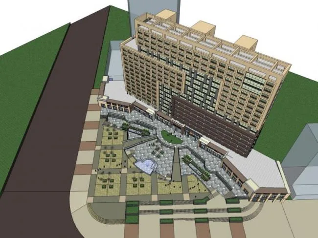Sketchup Office Model | High rise Office Building, Modern Style