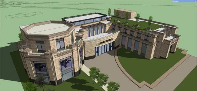 SketchUp Residential Models: High-Rise Buildings, Kindergartens, and Classical Designs