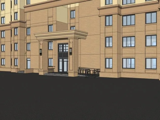 Sketchup Residential Model | Super Tall Residential, Classical Style