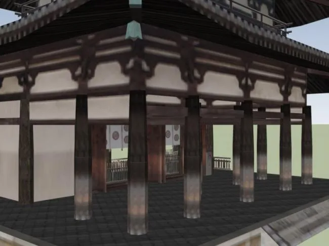 Sketchup Ancient Architecture Model | Multi story Temple Pagoda Architecture, Ancient Temples, Ancient Buildings, Chinese Style