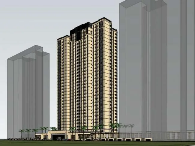 Sketchup Residential Model | High rise Residential Buildings, Residential Buildings, Classical Style