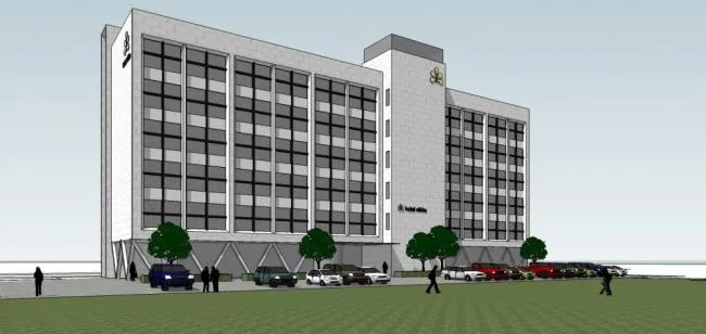 Sketchup Hotel Model | Multi story Hotel, Office, Modern Style