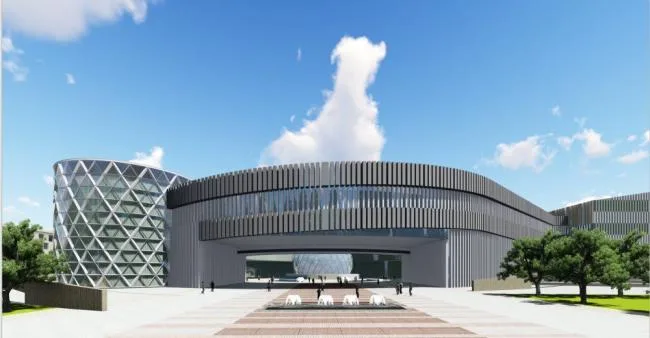 Sketchu Industrial Building | Multi story factory building, factory area, office, modern style, industrial architecture