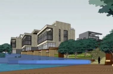 Modern Townhouse Villa Model | Vanke Songshan Lake Demonstration Zone in SketchUp-BIM WORLD