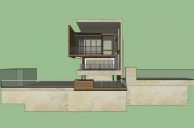 Modern Solo Villa Design | SketchUp 3D Model-BIM WORLD