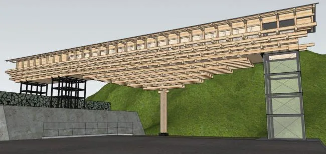 Sketchup Cultural Model | Museum, New Chinese Style, Cultural Architecture