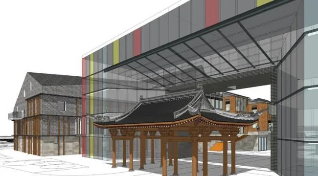 Sketchup Office Model | Multi story Office, Chinese Style