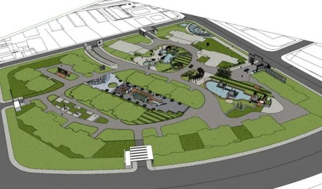 Sketchup Landscape Model | Residential Landscape, Residential Landscape, Chinese Style