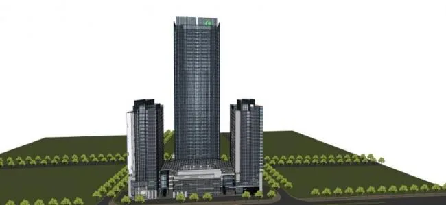 Sketchup Office Model | Super High rise Office Building, Modern Style