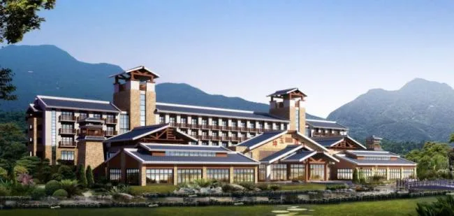 Sketchup Hotel Model | Multi story Hotel, New Chinese Style
