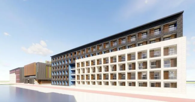 Sketchup School Model | Multi-story School, Middle School Campus, Educational Architecture, Modern Style