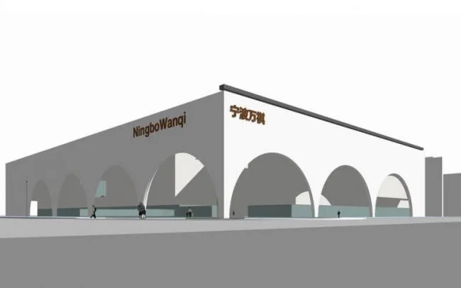 Sketchup Cultural Model | Ningbo Wanqi Half Water Tourist Hall, Exhibition Hall, Science and Technology Museum, Exhibition Center, Cultural Architecture, Modern Style