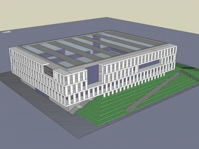 Sketchup Gymnasium Model | Multi story Gymnasium, Modern Style