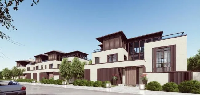 Sketchup Villa Model | Multi row Villa, Modern Style