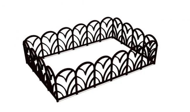 SketchUp Material Models: Decorative Tree, Pool Fence, and Landscape Components