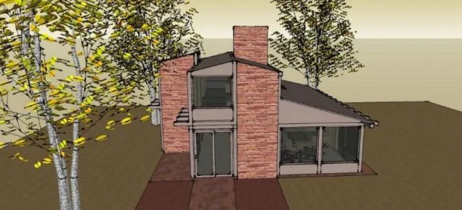 Sketchup Villa Model | Solo Villa, Modern Style