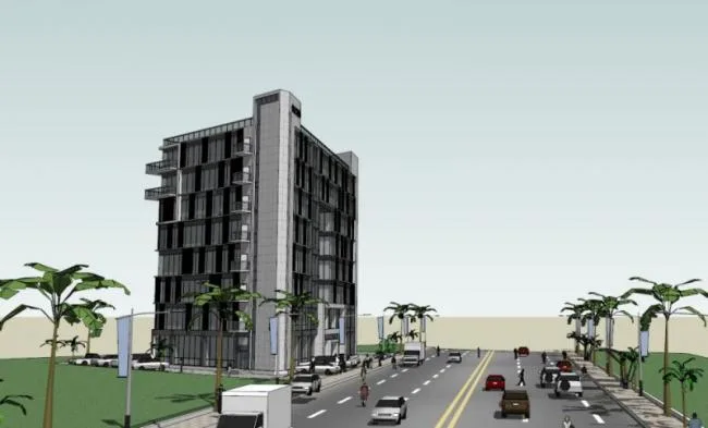 Sketchup Office Model | Multi story Office Building, Modern Style