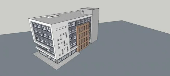 Sketchup Office Model | Multi-story Office Building, Modern Style