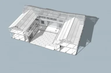 Chinese-Style Solo Villa Model in SketchUp-BIM WORLD
