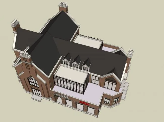 Modern Solo Villa Design | SketchUp 3D Model