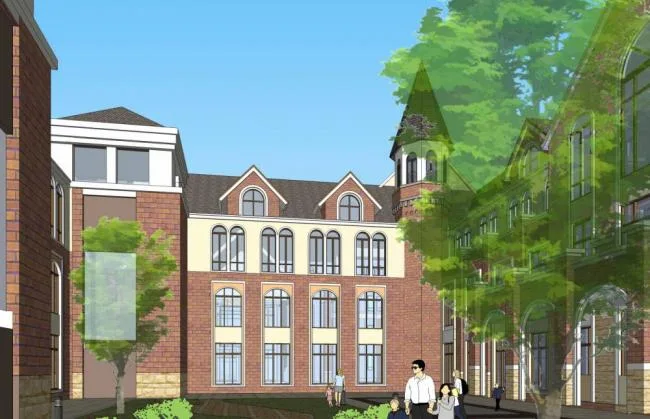 Sketchup School Model | Multi story Kindergarten, British Style, Classical Style, Educational Architecture