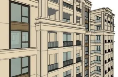 SketchUp Residential Models: High-Rise and Classical Style Buildings-BIM WORLD