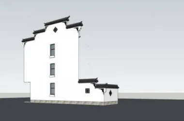 SketchUp Materials and Components: Chinese-Style Horsehead Wall Models-BIM WORLD